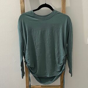 Women's Teal Long Sleeve Top